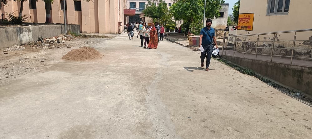 Medical college road repaired, relief to patients
