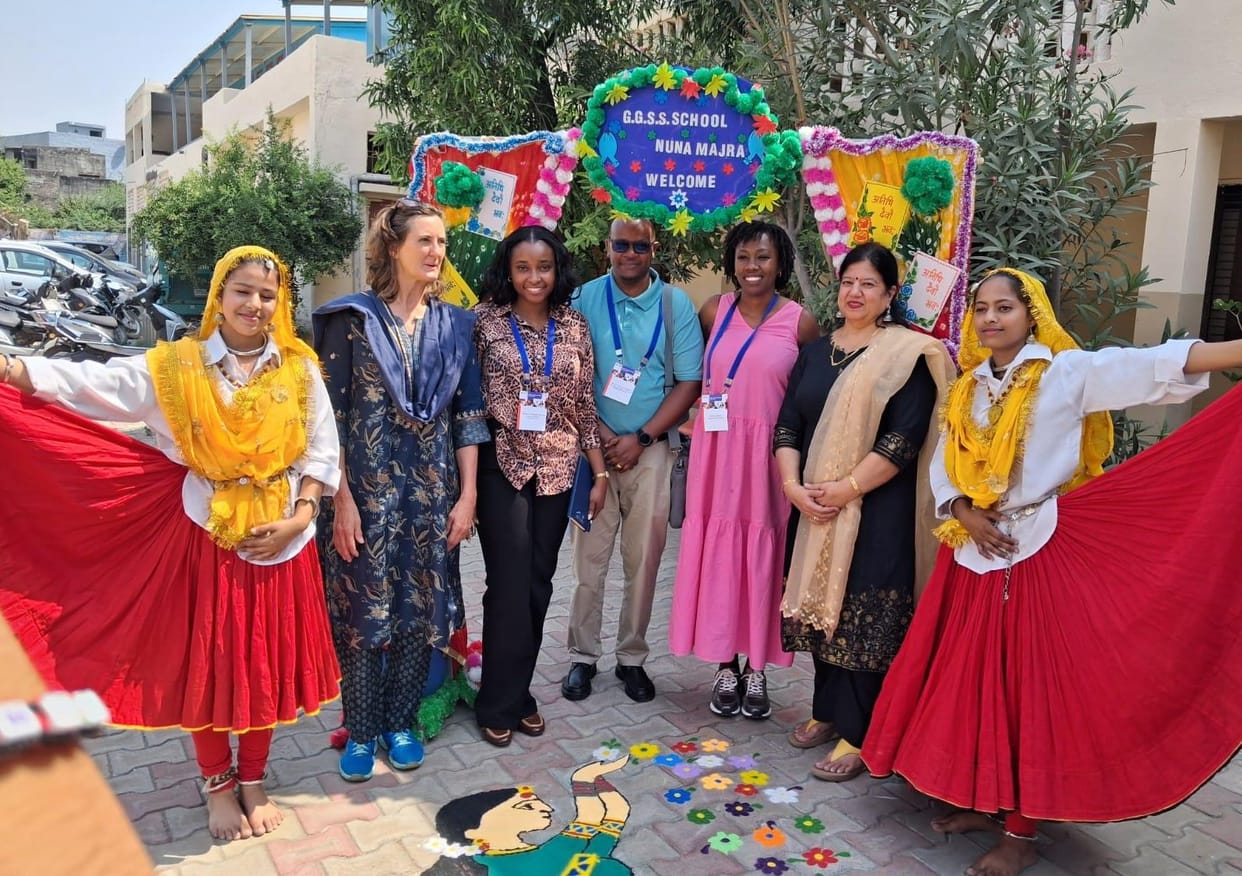 Foreign delegation visits government schools and is impressed by the education system