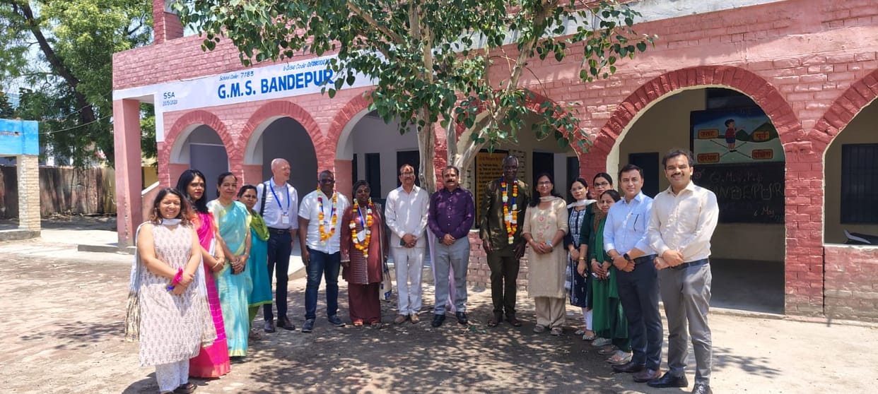 Nipun Haryana Mission will now be discussed abroad, representatives from nine countries examined the education policy.