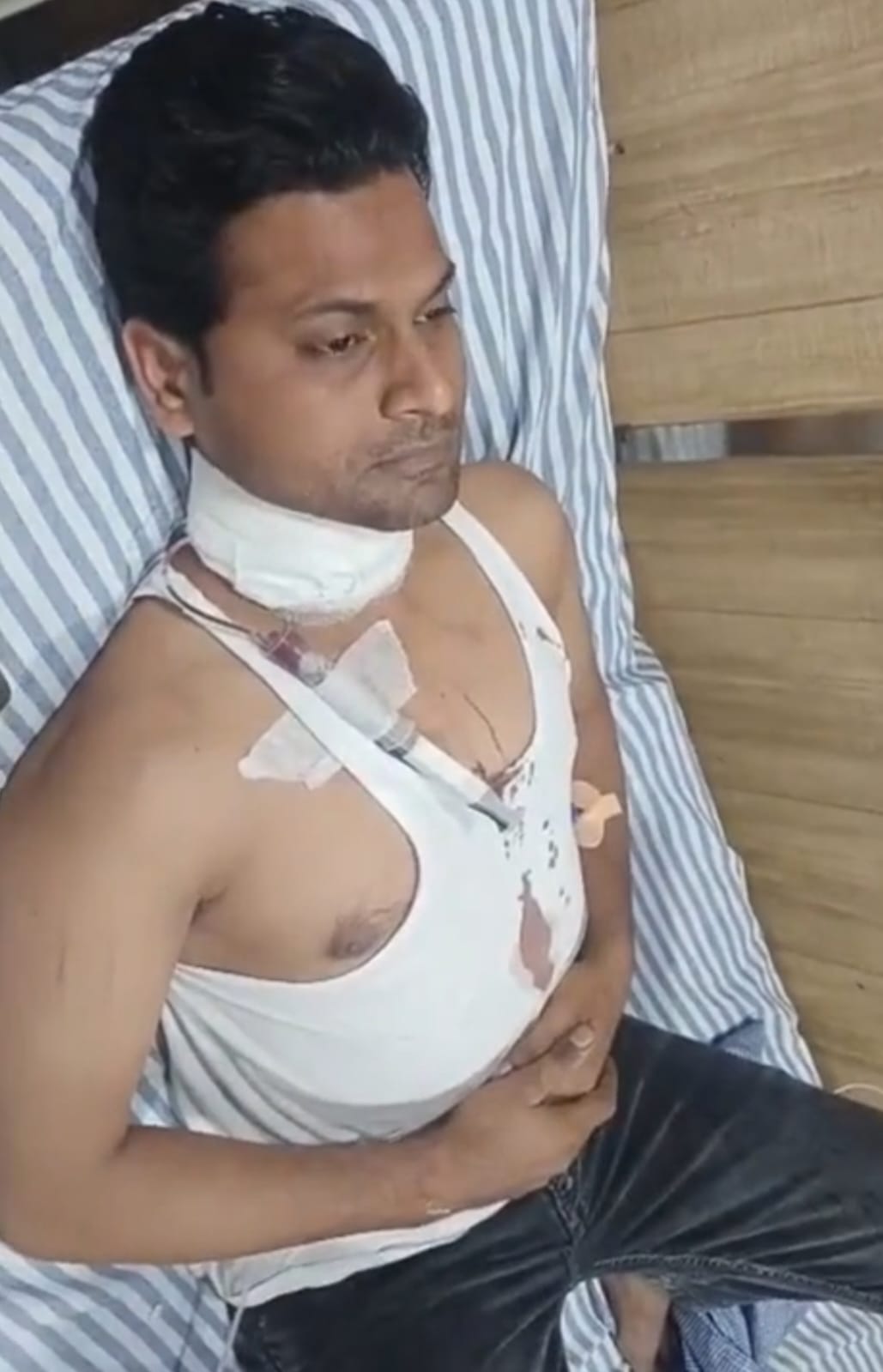 Bike rider injured after being hit by dangerous manjha