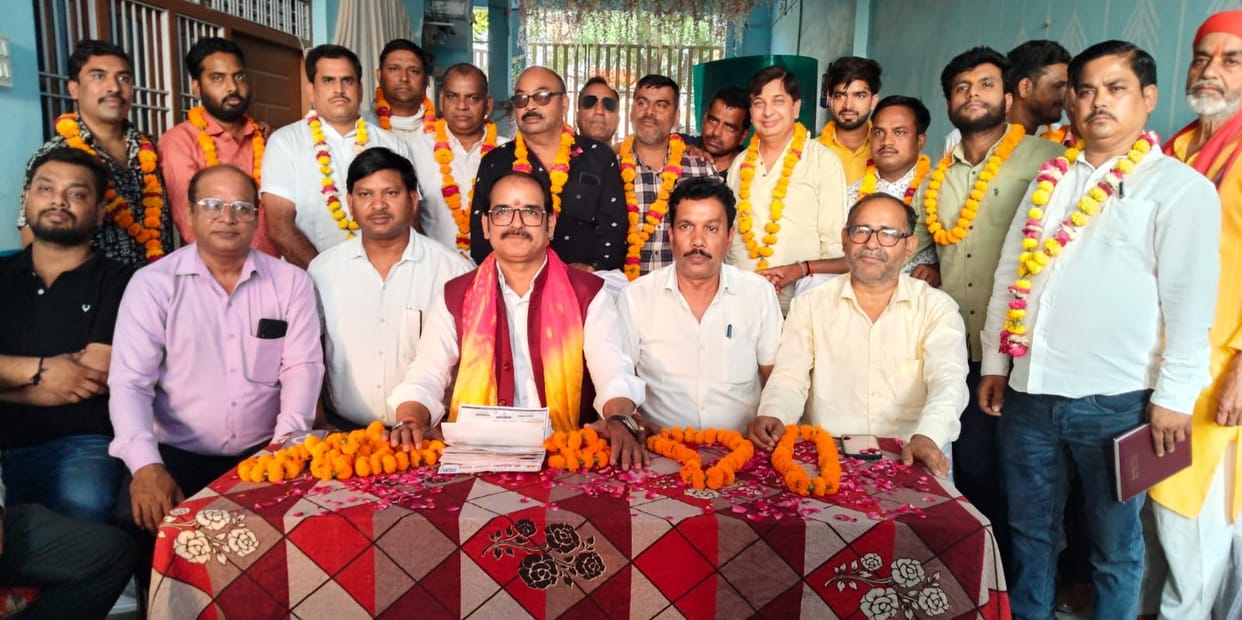Jhablu Gupta President, Dhirpal Yadav General Secretary
