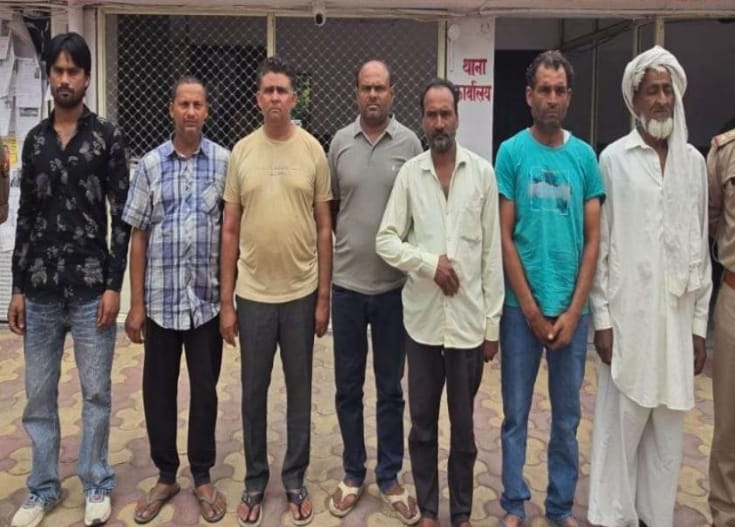 seven wanted arrested