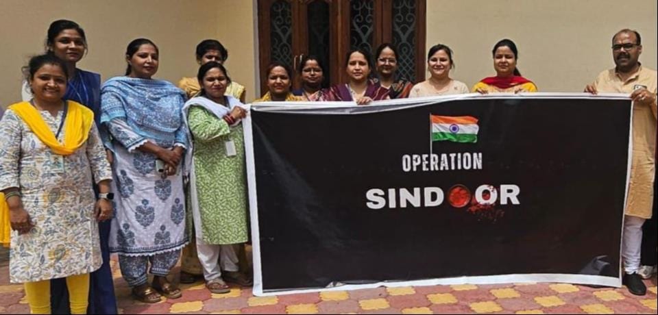 On the first anniversary of Operation Sindoor, BJP workers paid tribute to the soldiers.