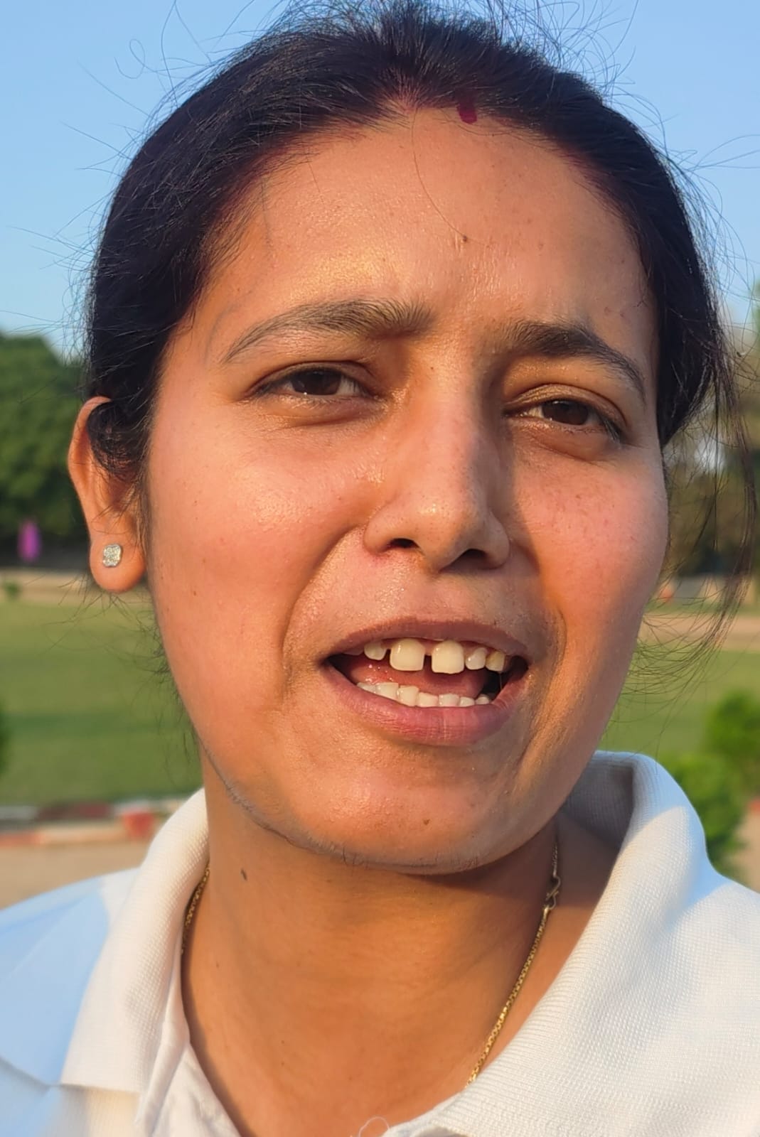 Along with uniform, women police officers are also showing their strength in sports