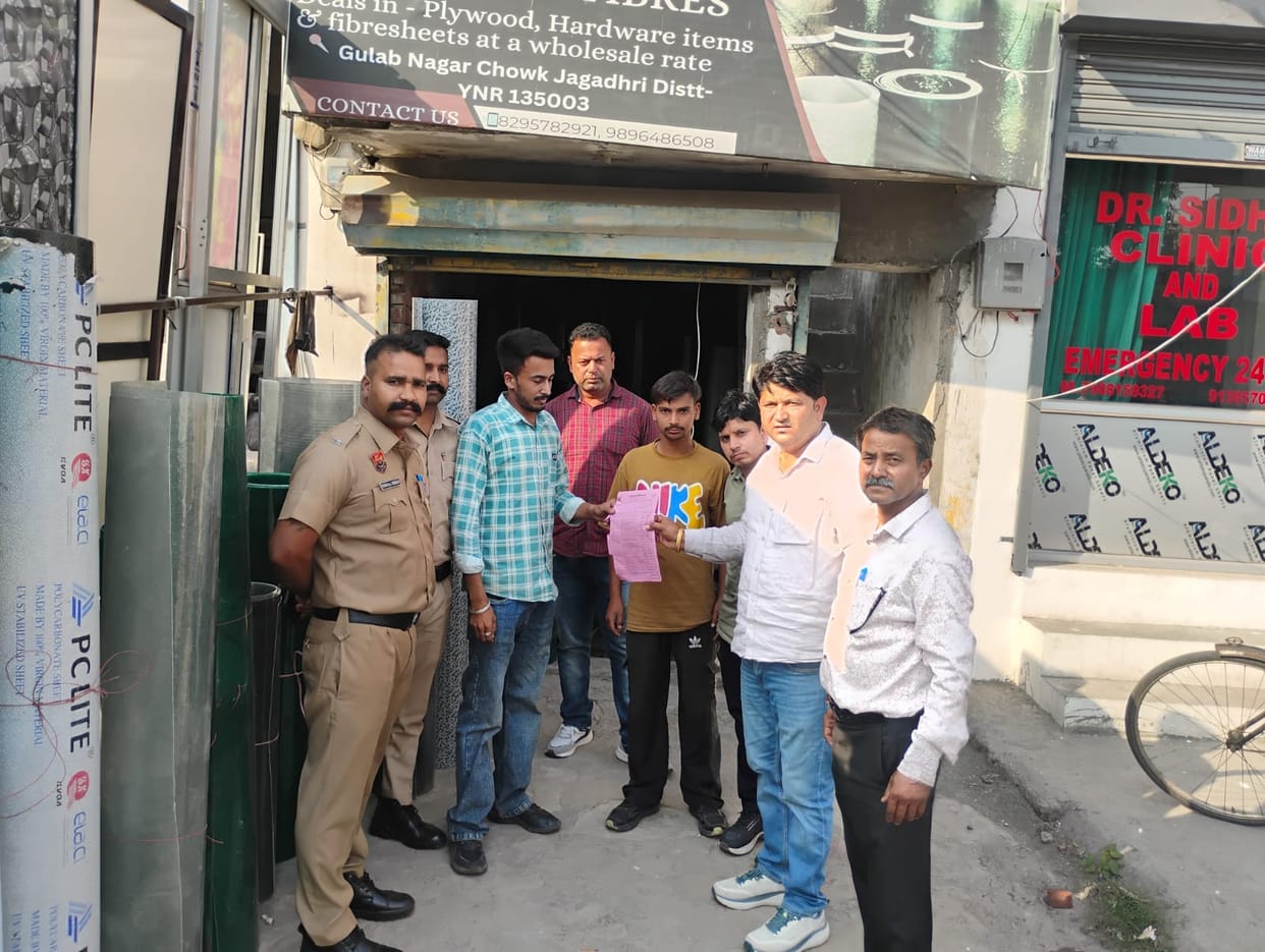 Challans issued to six establishments, including a dairy and a liquor shop