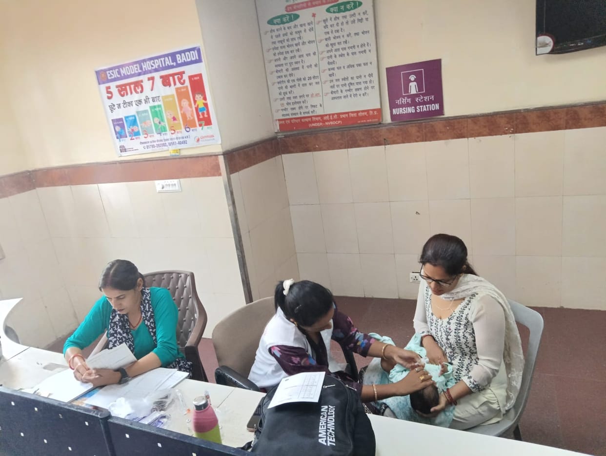 12 children and 8 pregnant women were vaccinated.
