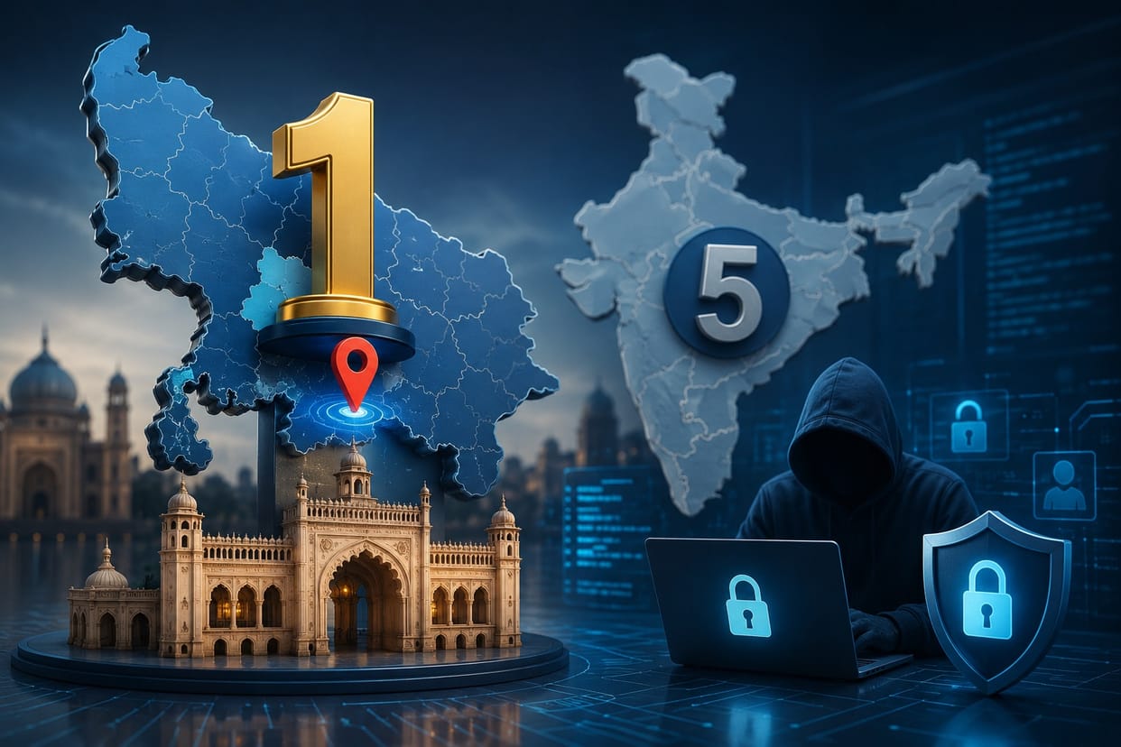 Lucknow ranks fifth in the country and first in the state in cyber crime