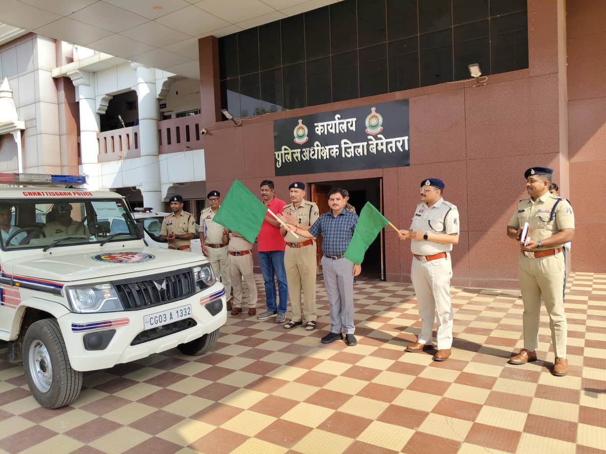 DIG Launches New Dial-112 ERV in Bemetara