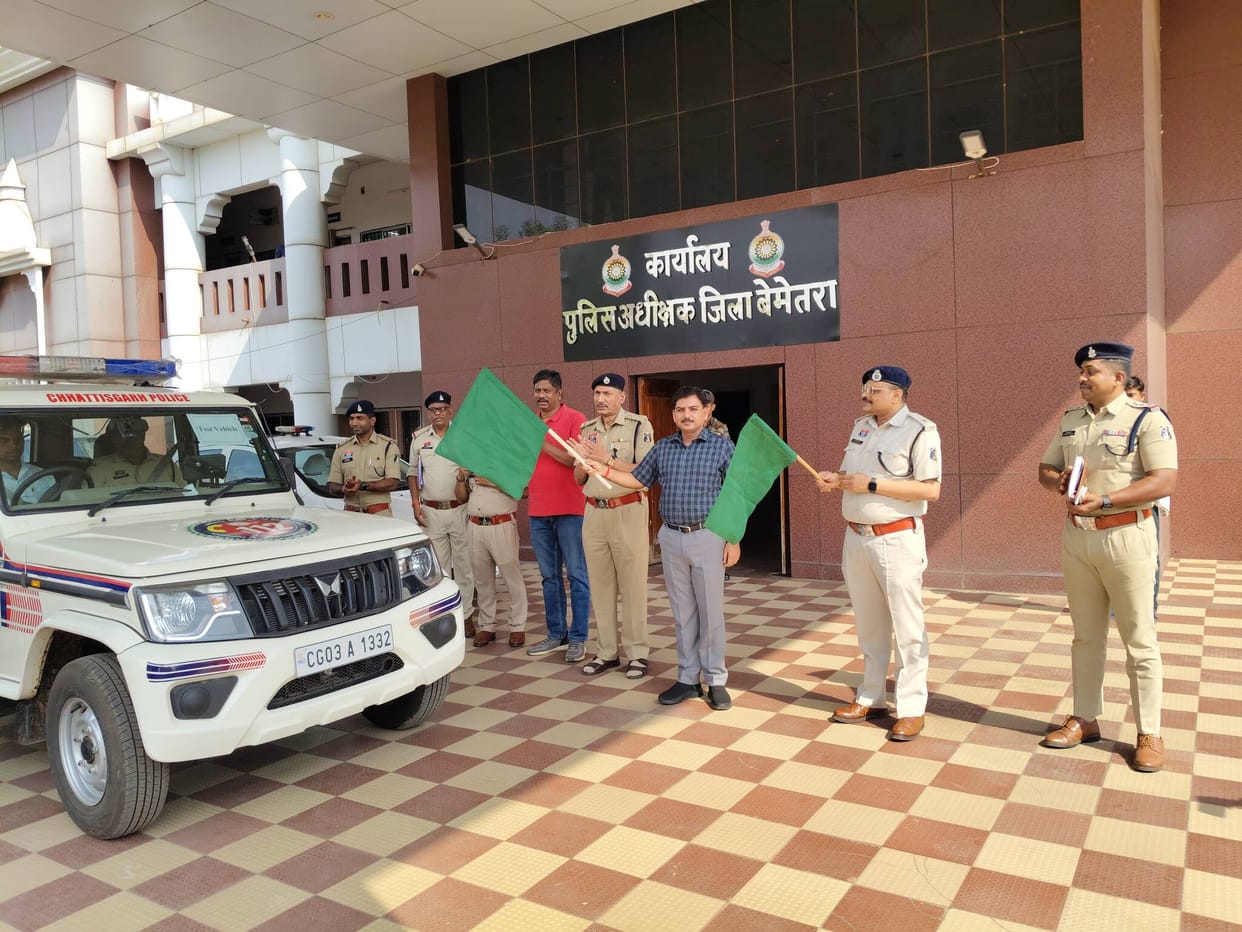 DIG Launches New Dial-112 ERV in Bemetara