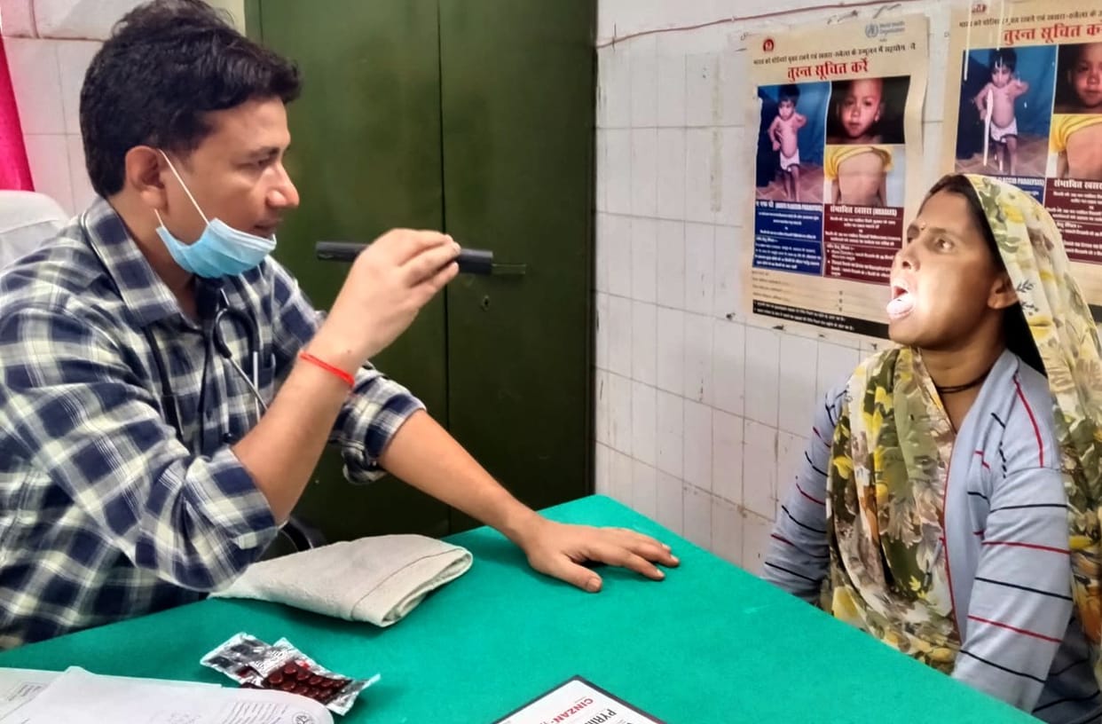The change in weather has increased the number of patients suffering from nose, ear and throat infections.