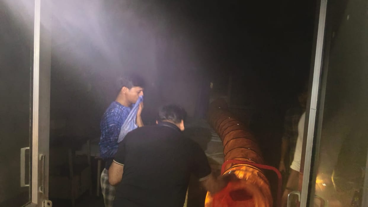 firozabad news fire in hospital