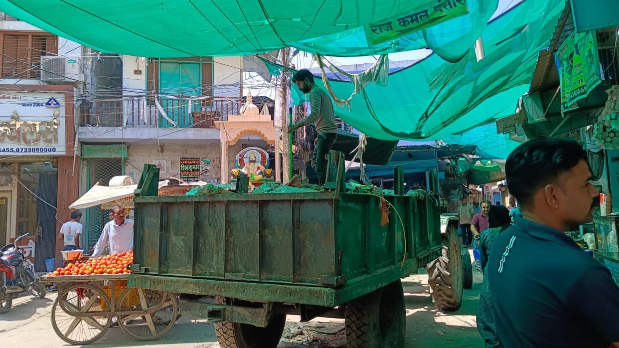 Door-to-door workers have taken charge to improve sanitation arrangements.