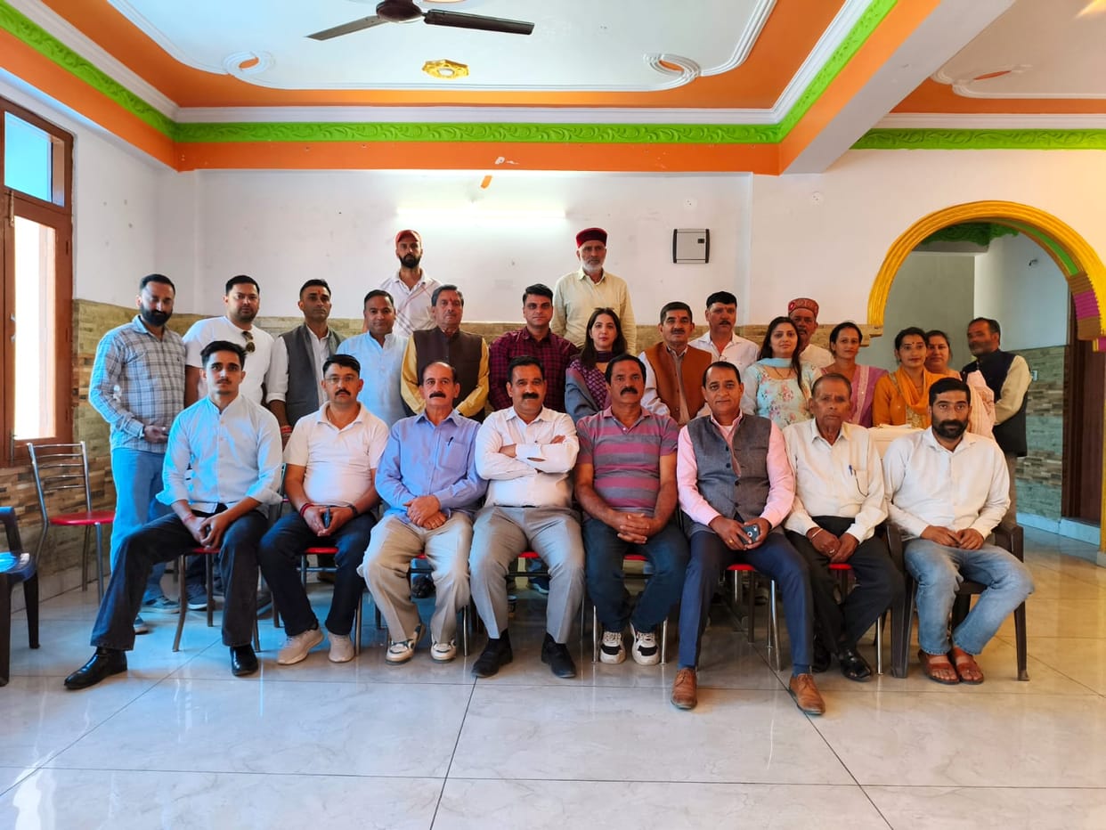 BJP held a meeting regarding elections at the waterfall of Darlaghat.