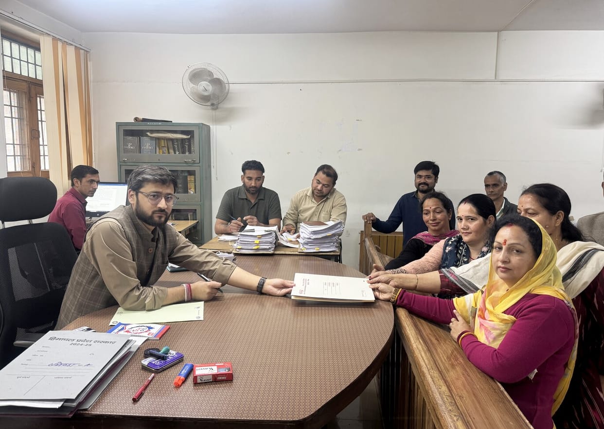Vibha from Jeshtha and Nisha from Mohal filed their nominations.