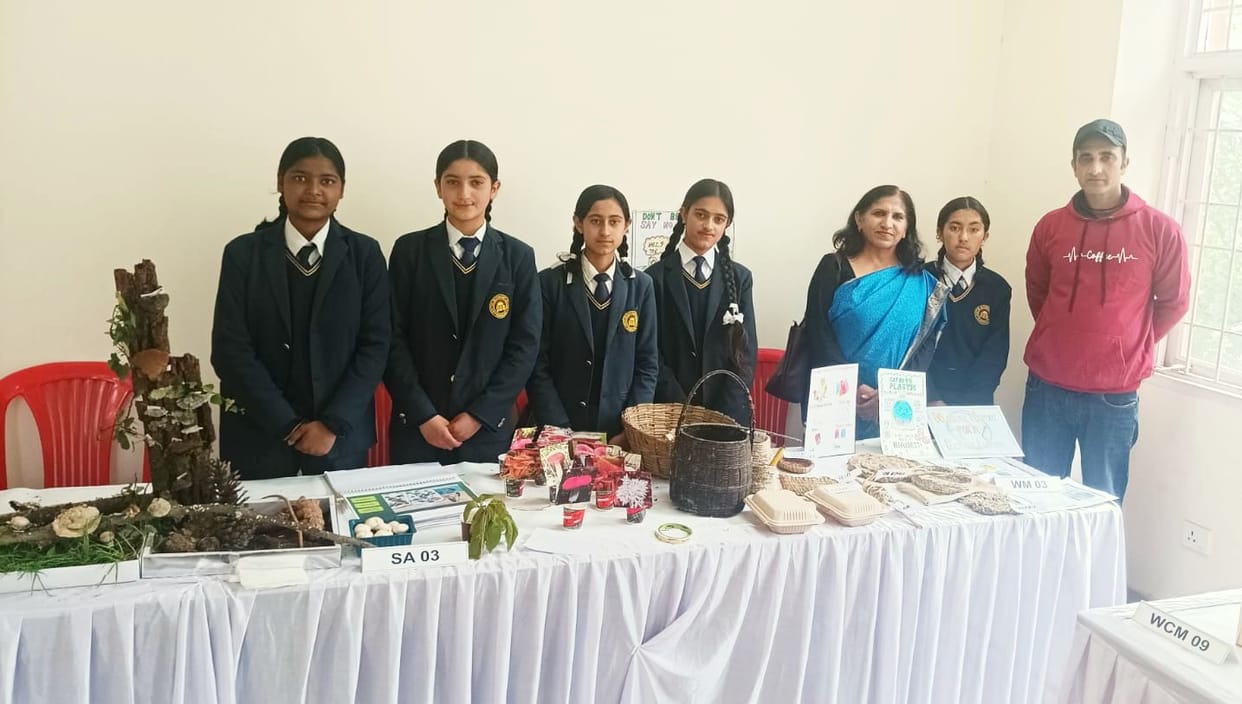 The model of Sarog School was the center of attraction in the state level science exhibition