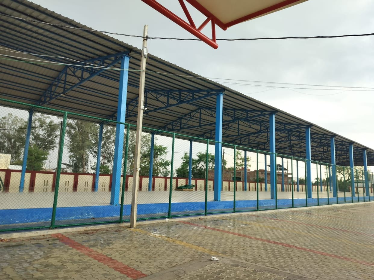 A three-story building for three sports will be constructed at the stadium at a cost of 100 million.