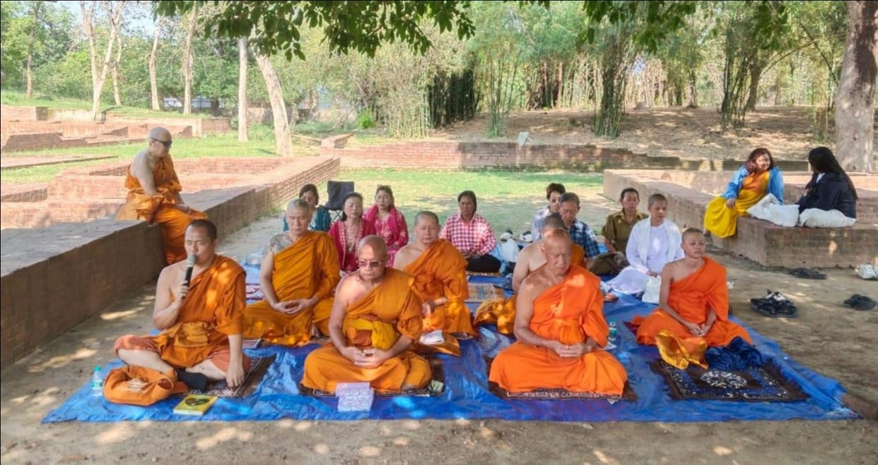 Followers from Thailand reached the place of penance