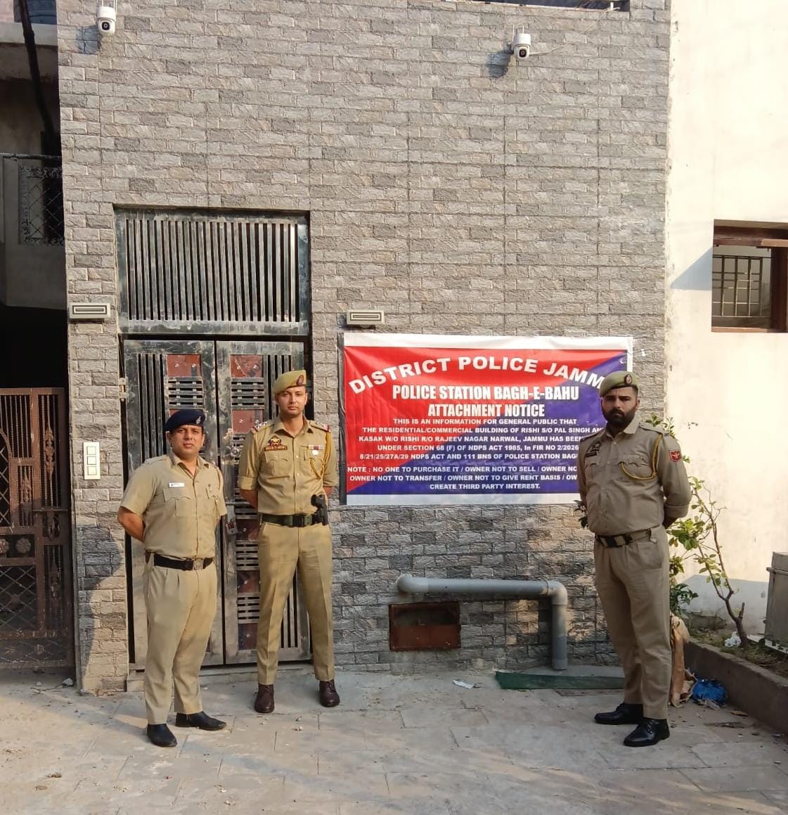Drug smuggler's property worth Rs 92 lakh seized in Chandigarh