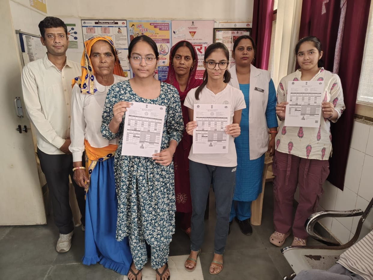So far, 127 adolescent girls have been vaccinated.