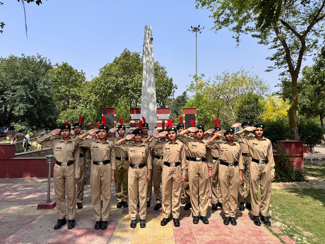 NCC cadets paid tribute to the brave soldiers of Operation Sindoor.