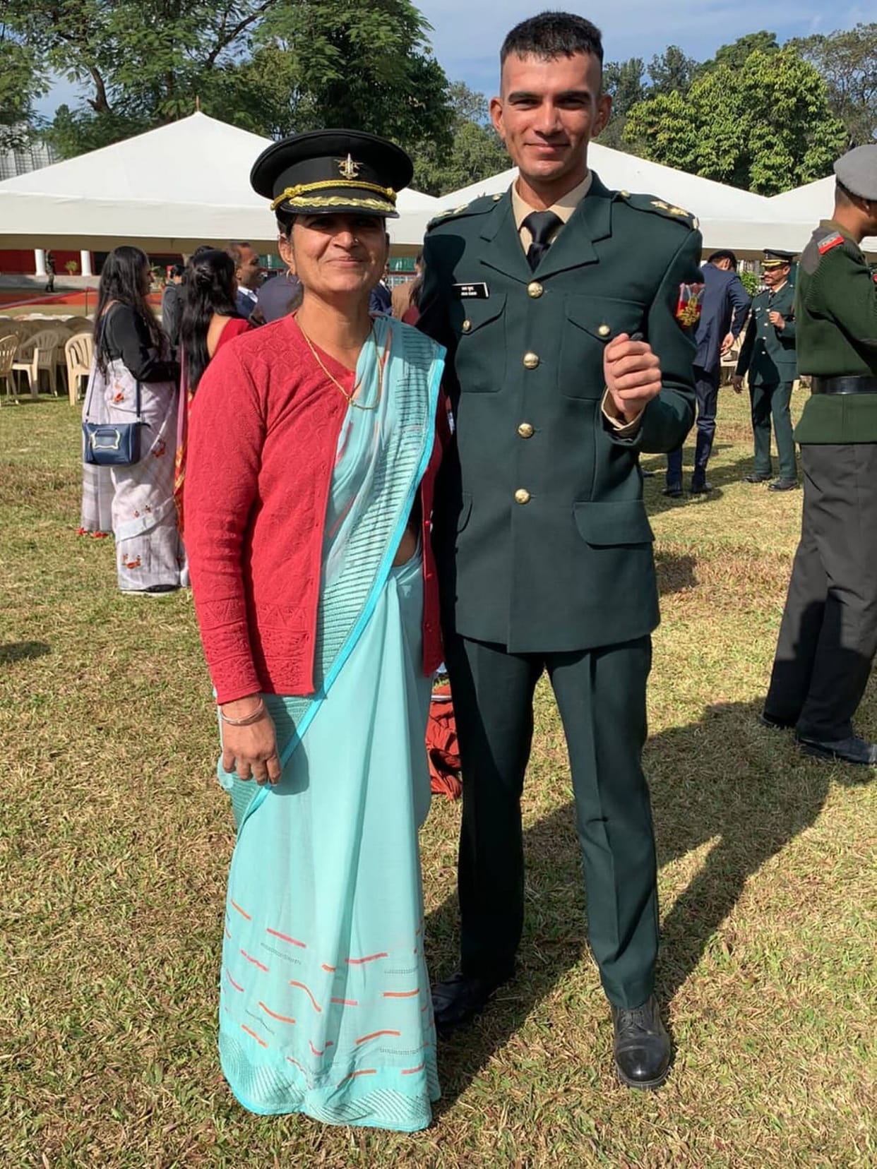 Sharmila Devi Becomes Her Son's Guide; 24 Years After Her Husband's Martyrdom, She Helps Her Son Become an Army Captain.