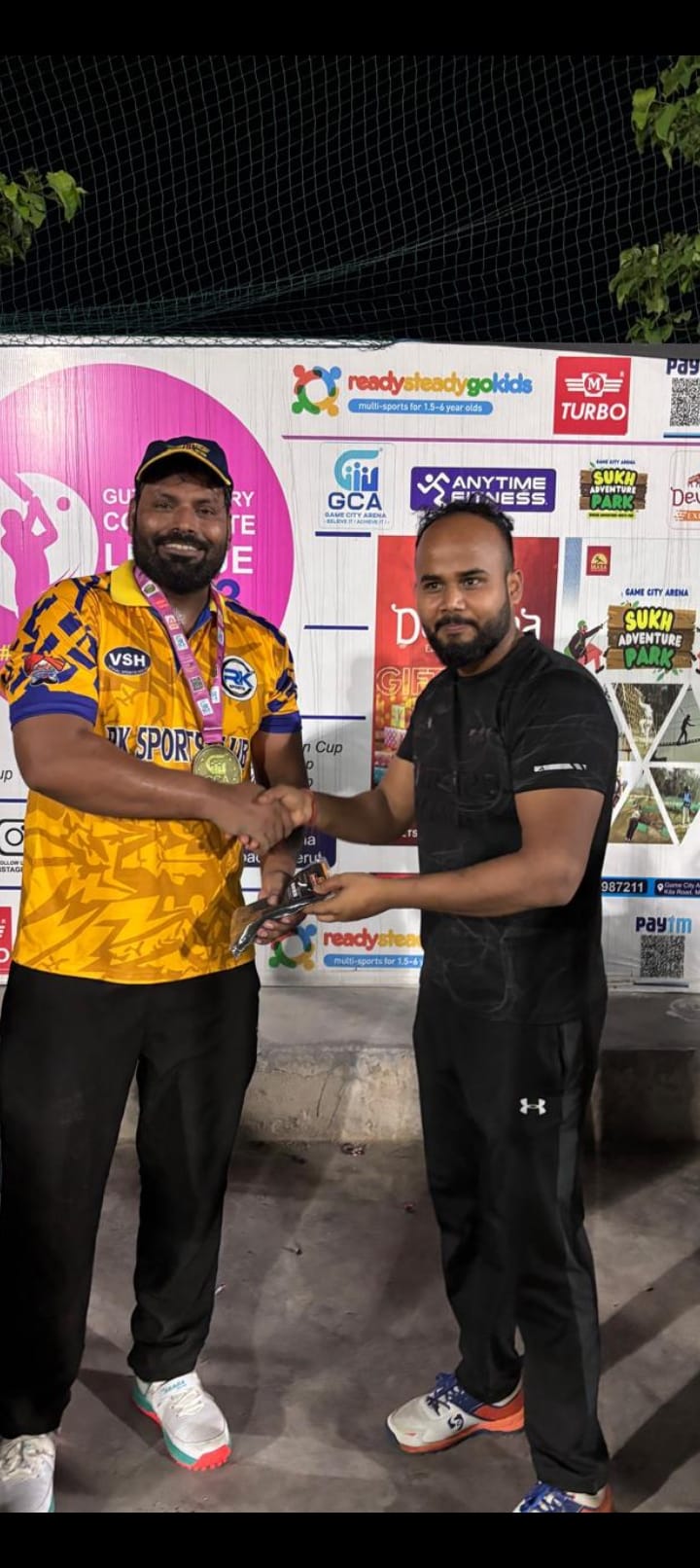 Great victory of RK Sports Cricket Club in Game City Arena