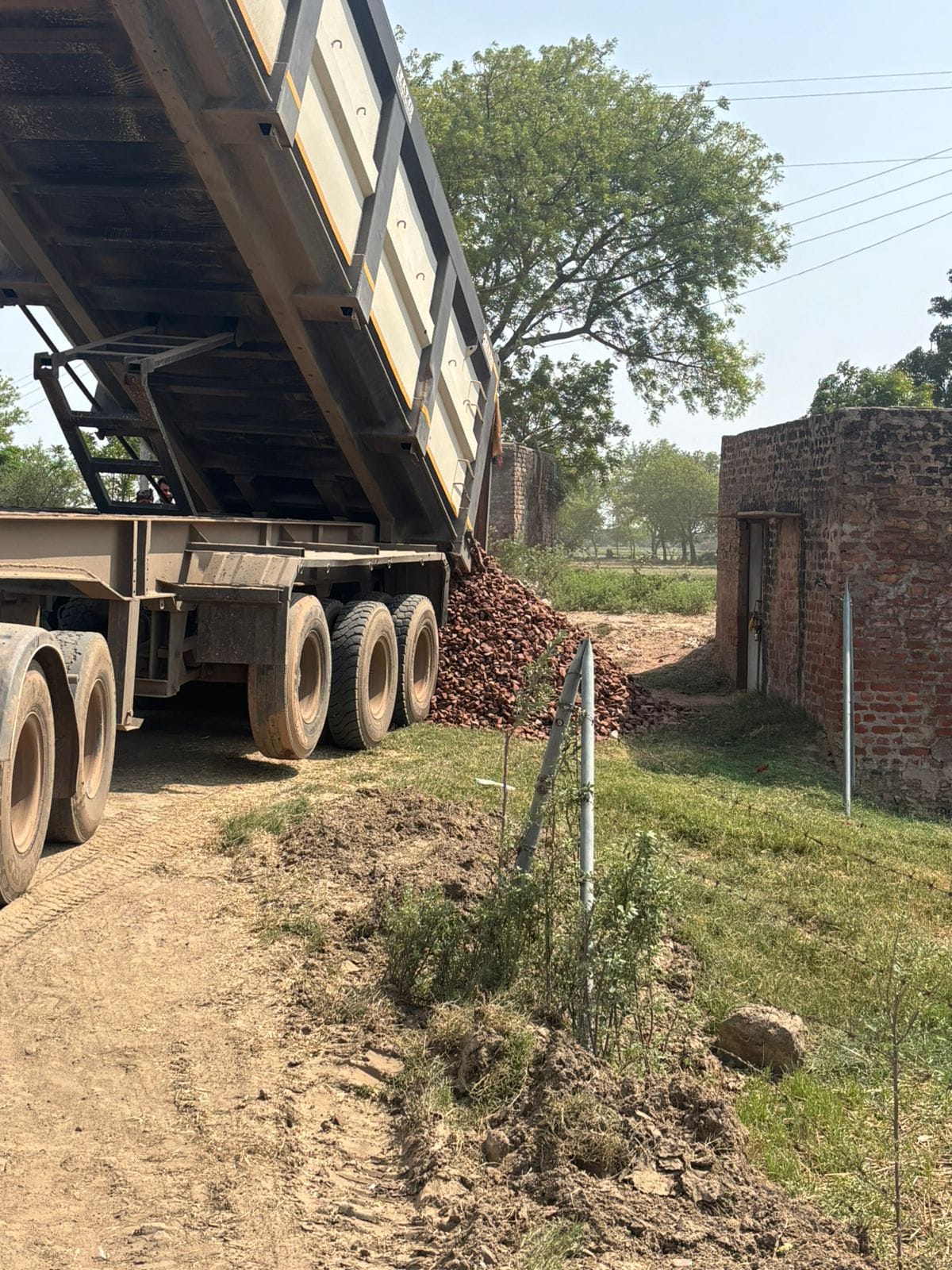 The administration is engaged in repairing the Braj Chaurasi Kos Parikrama route