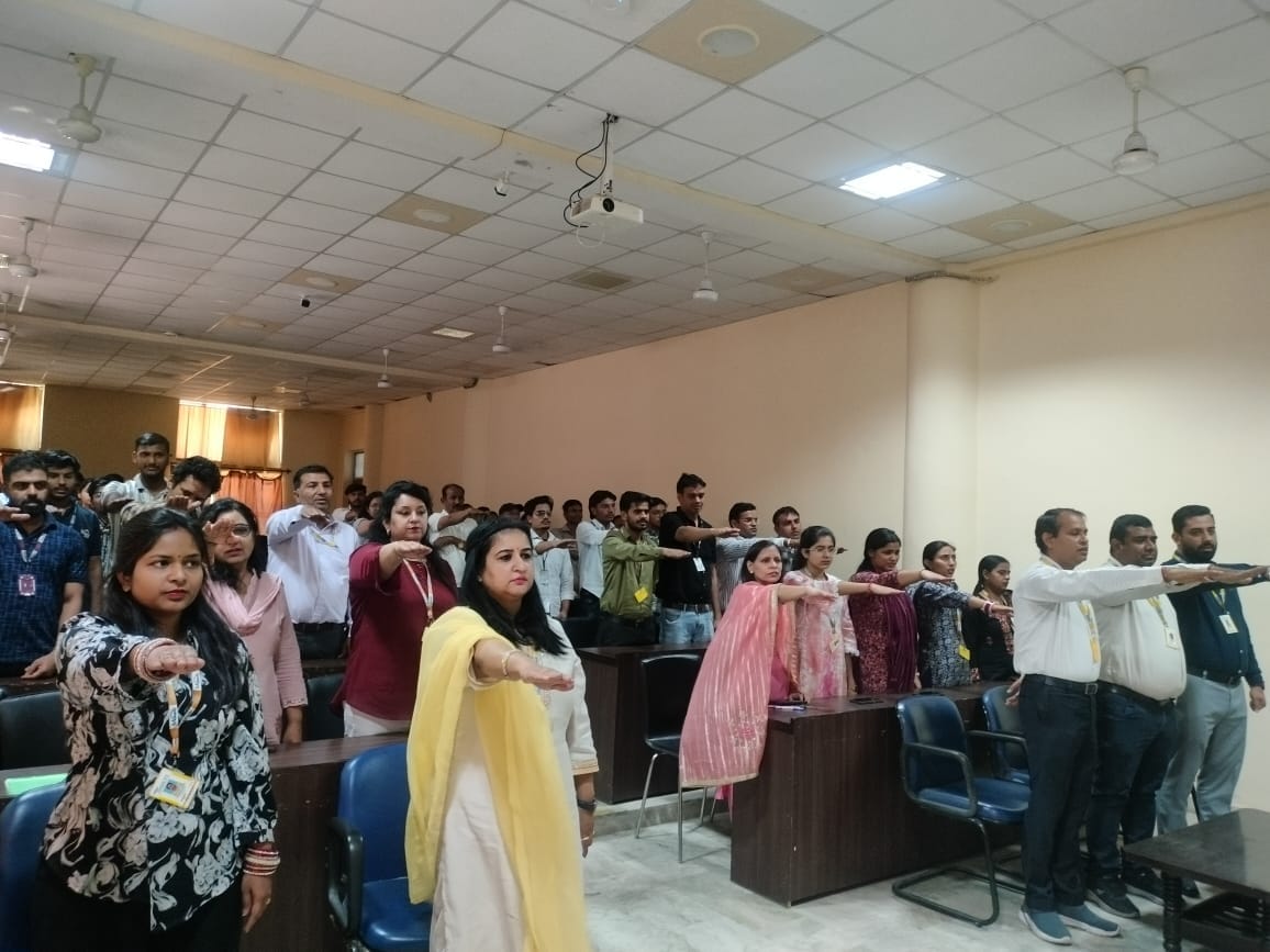 Students took an oath of social service