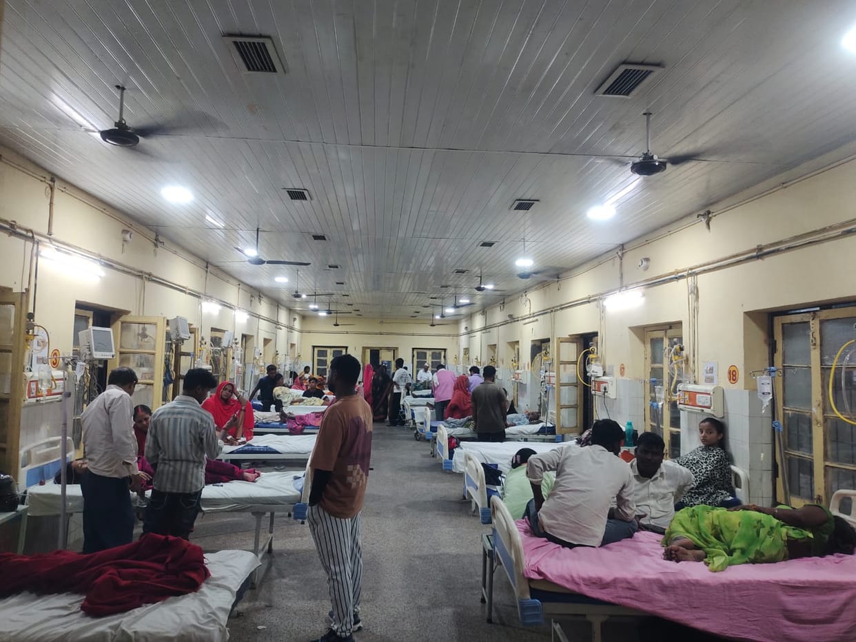 Digestion is deteriorating in the heat... Increase in patients with vomiting and diarrhea, emergency room full