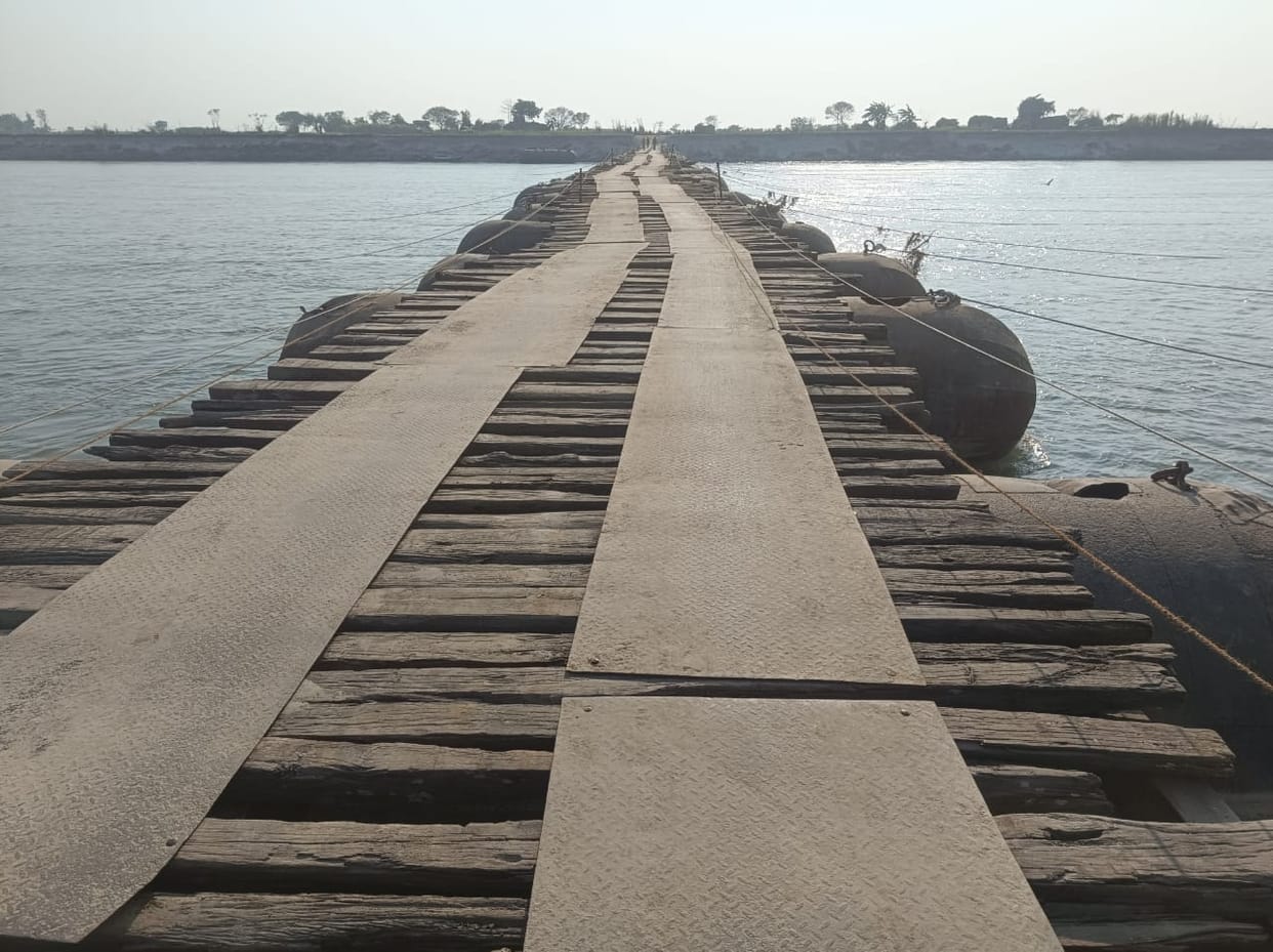 Approval given for maintenance of pontoon bridges of Saryu