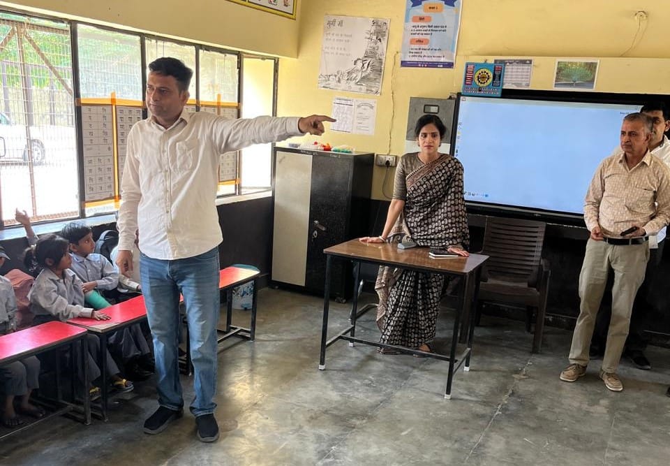 DC visits government school, inspects basic facilities