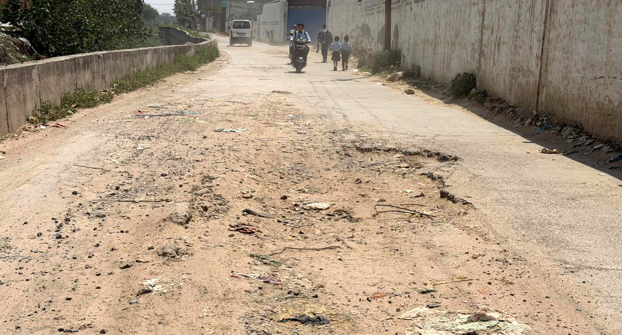 The road crumbled within three years.