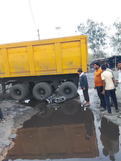 SECL worker died in Korba road accident