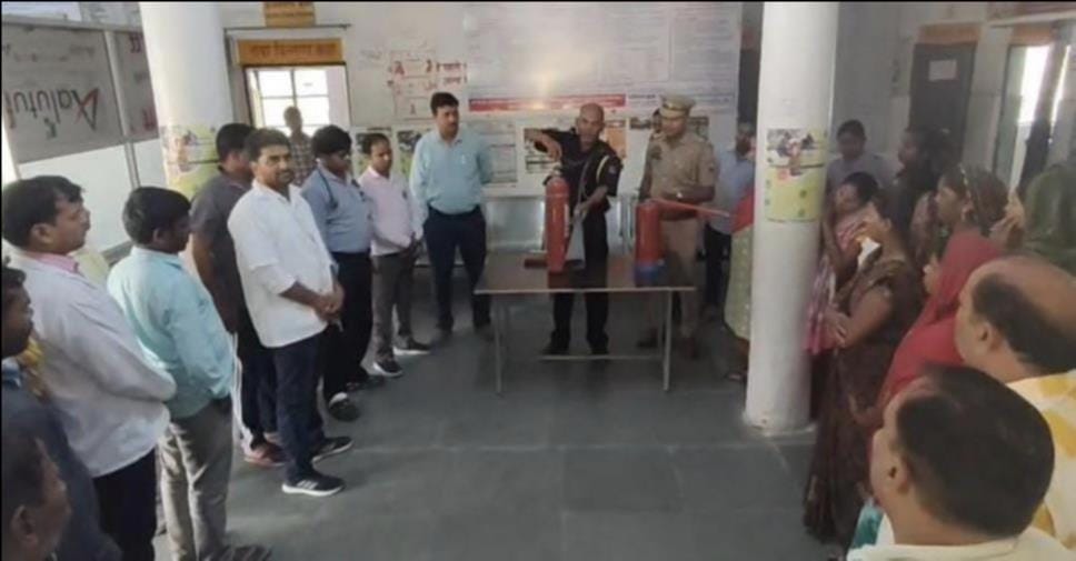 Fire prevention methods explained in the mock drill