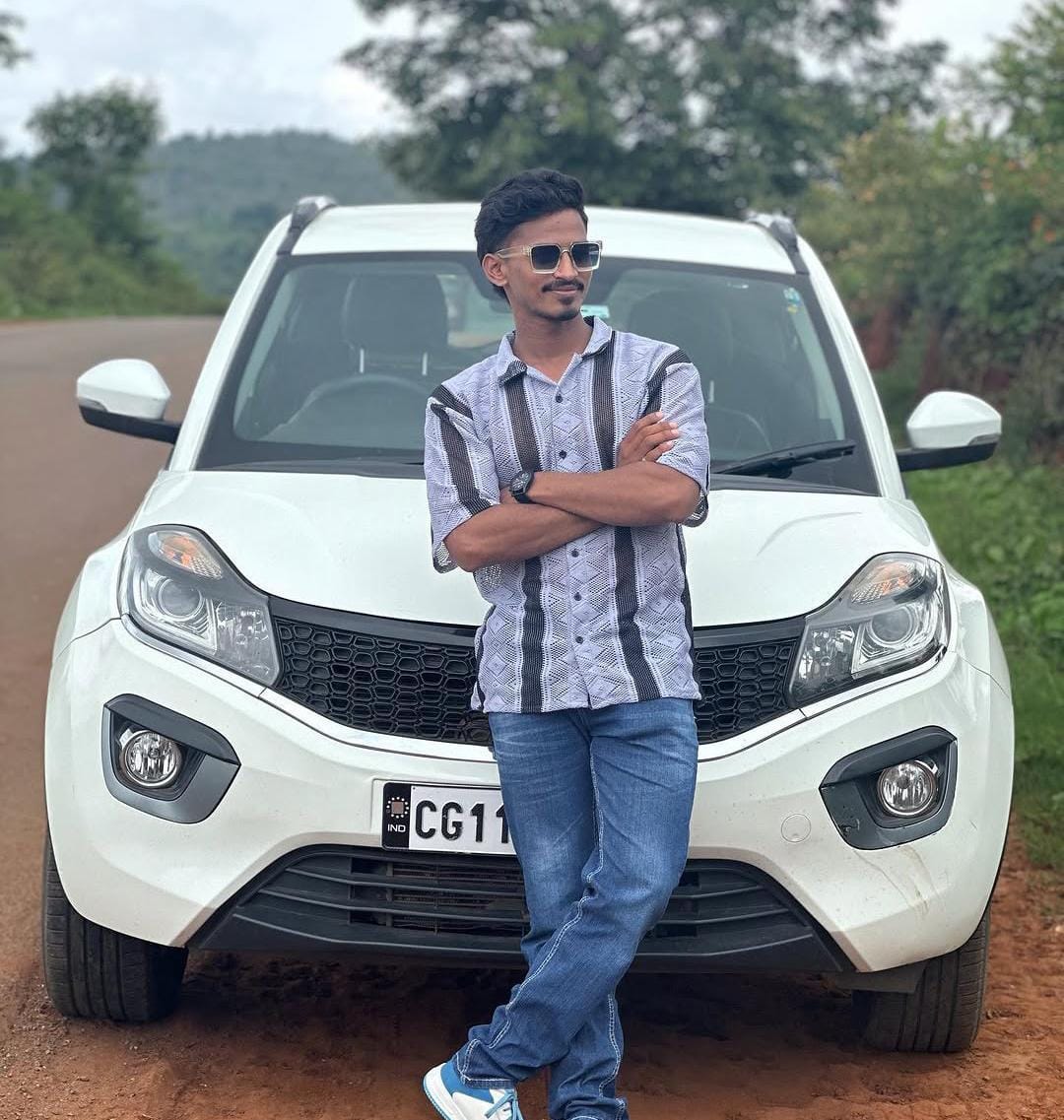 car and bike collided and bike rider died on spot in odisha bypass