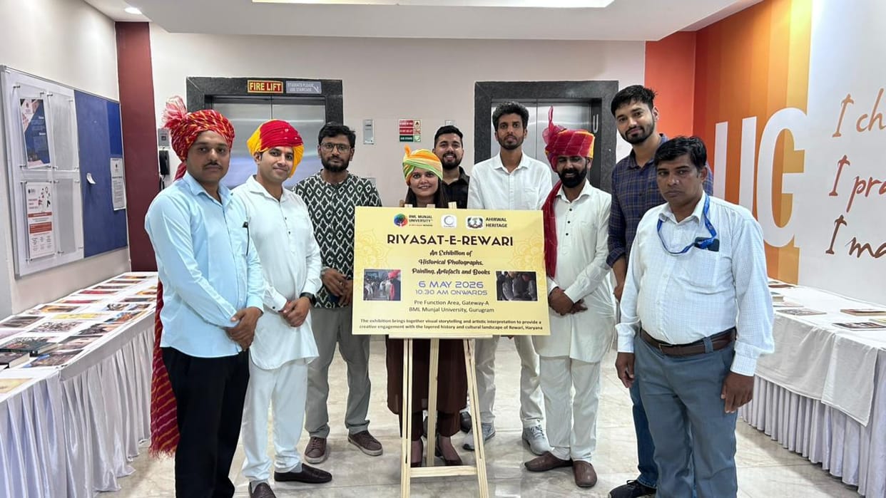 A glimpse of the district's history was seen in the Riyasat-e-Rewari exhibition.