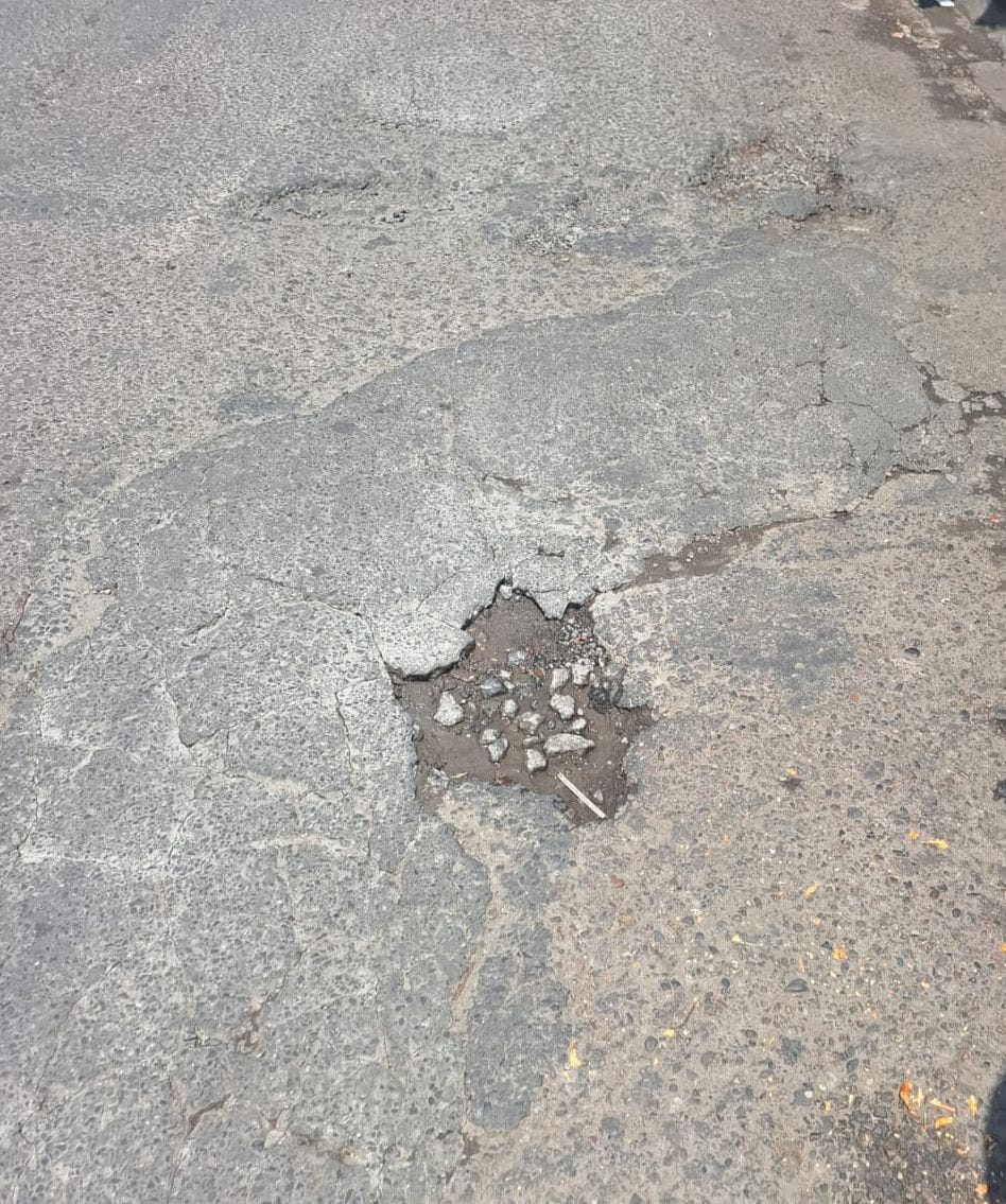 When the roads were hidden in potholes, the truth was covered with sacks.