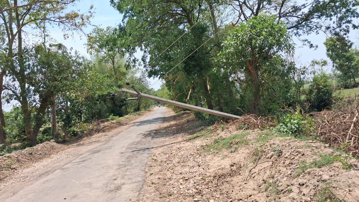 Electricity could not be restored in hundreds of villages even on the fifth day