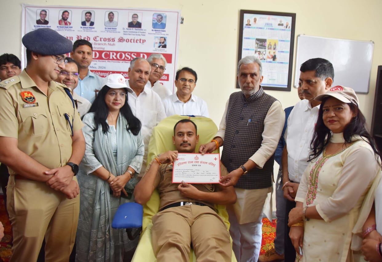 Voluntary Blood Donation Camp Organized on World Red Cross Day