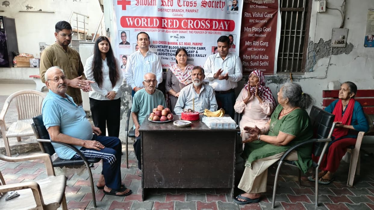 Around 200 people were examined in the health check-up camp.
