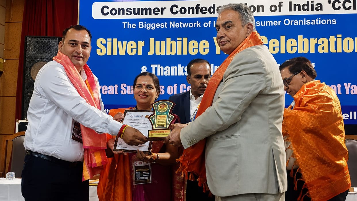 Rajkumar Bhola Honored at CCI's Silver Jubilee Celebrations