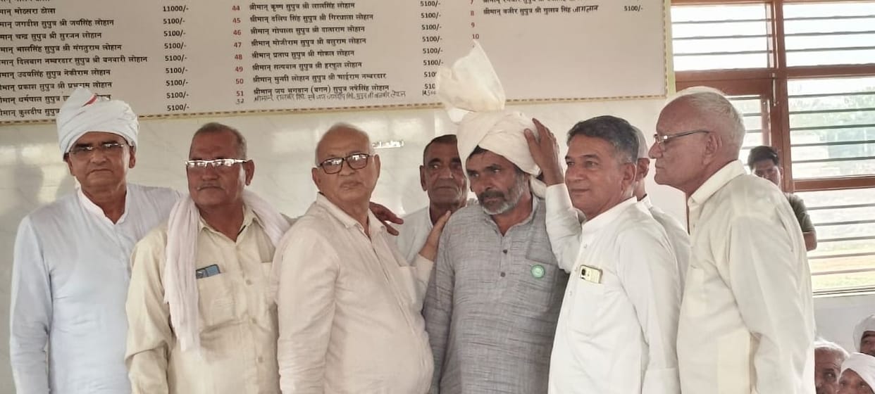 Jaiveer Rajpura Bhain becomes the new Chief of the Naugama Khap.