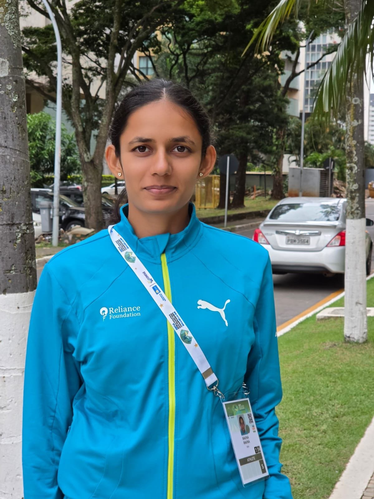 Raveena Redhu represented India at the World Race Walking Team Championships in Brazil.
