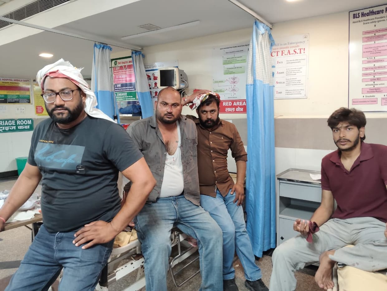 Weapons were used in a bus seating dispute