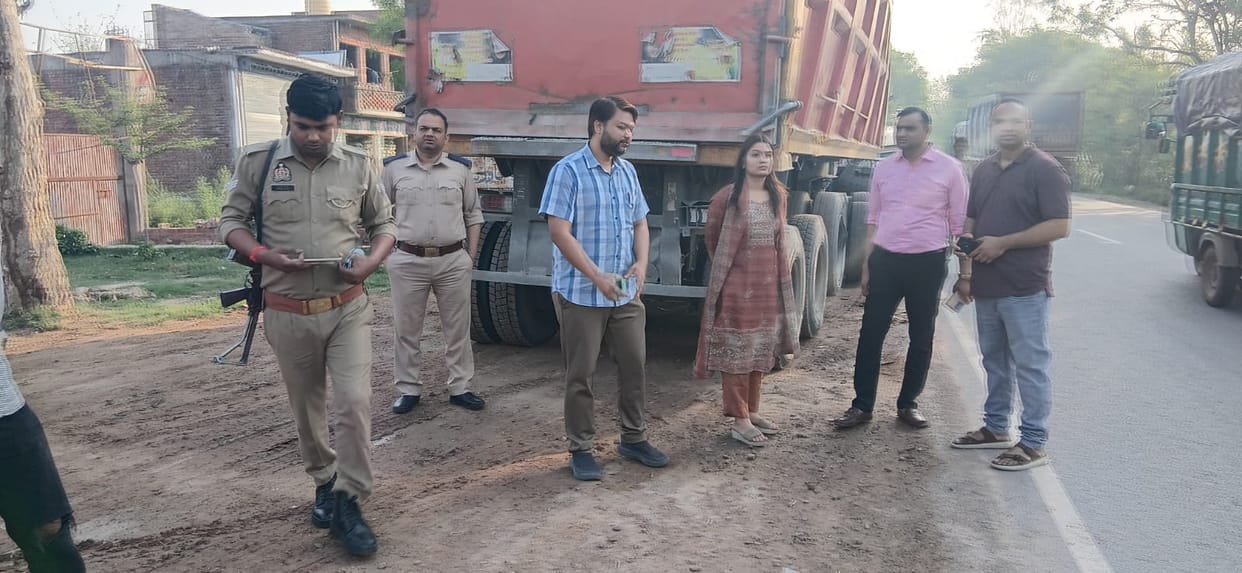 The administration tightened its grip on illegal mining and overloading, and seized three trucks.