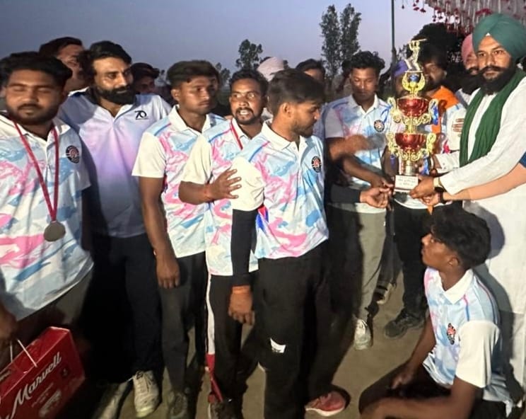 Paharnagar team became champion in a thrilling match