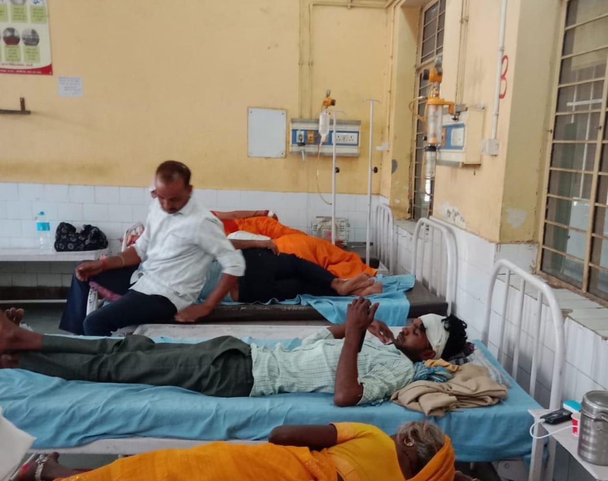Hospital wards are on the verge of being full due to changing weather.