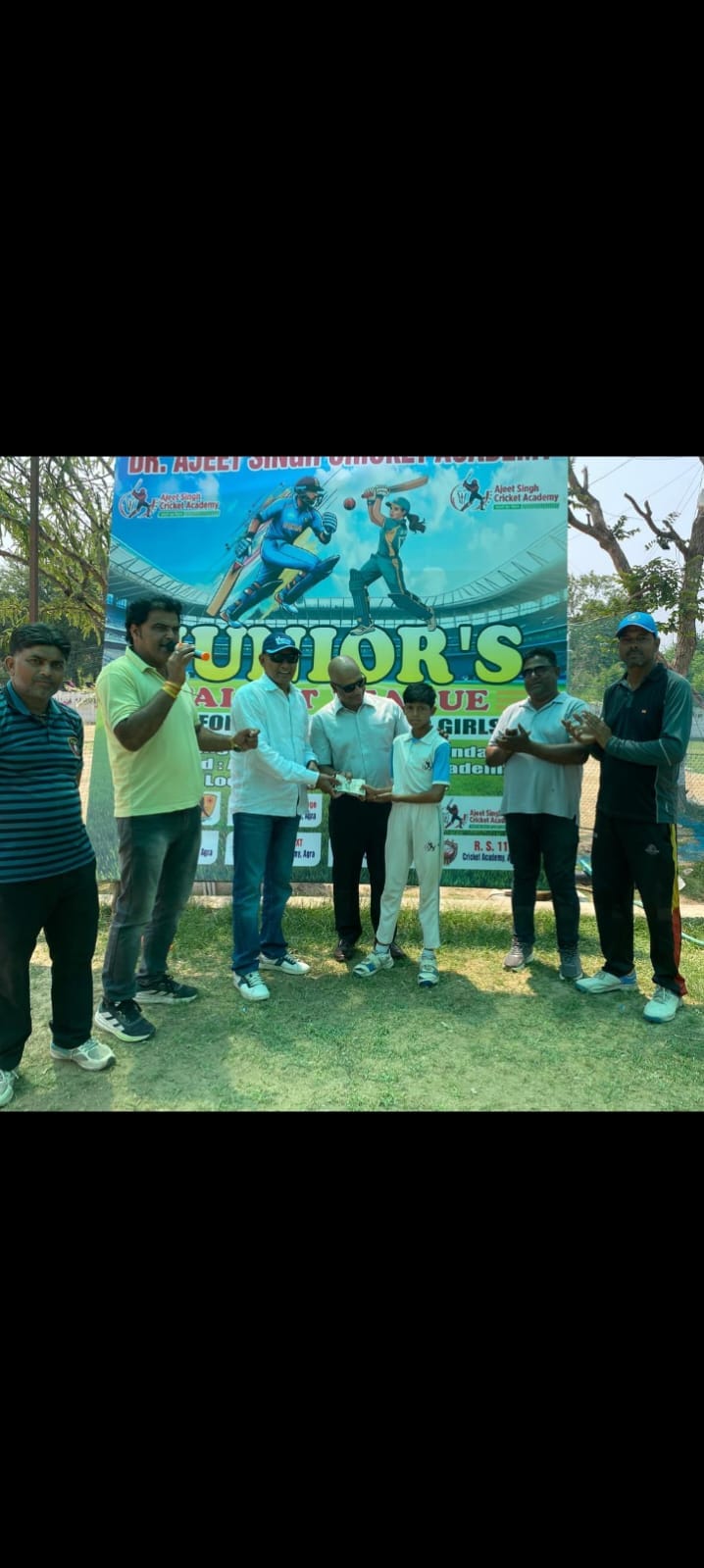 RD Academy won the match due to Agam's lethal bowling.