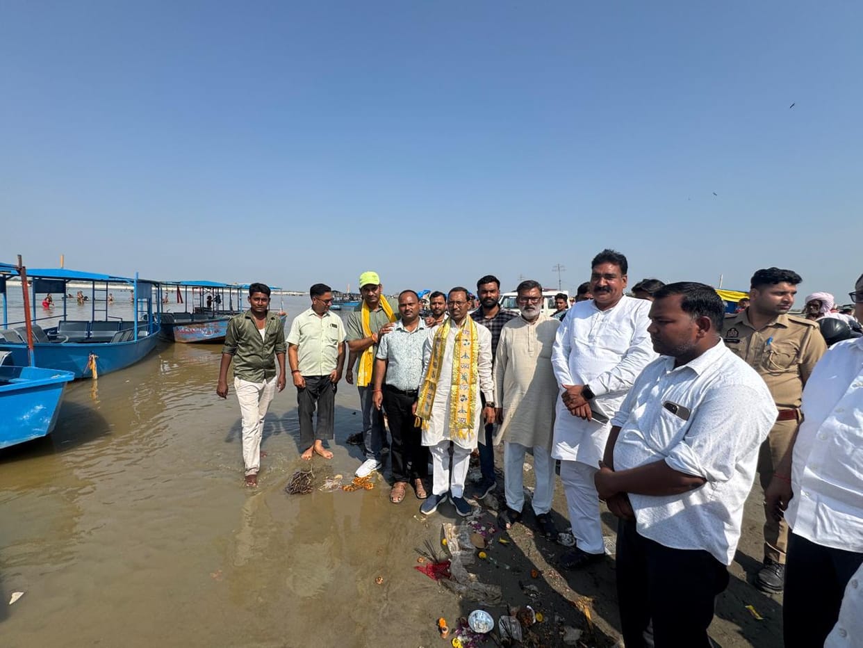 The Tourism Minister will lay the foundation stone for the beautification of the Ganga Ghat on May 14.