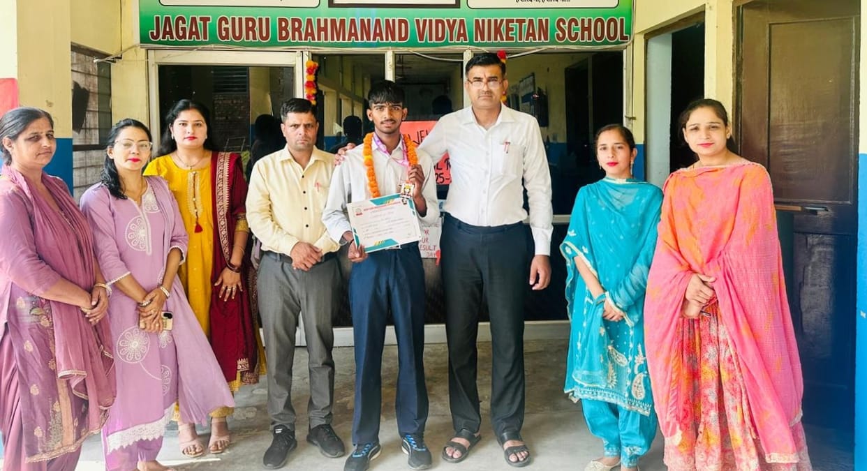 Jatin secured sixth place in the national cycling competition.